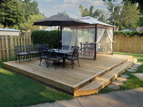 Floating Deck Installation in Medina