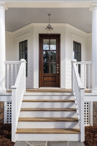 Stoop Railing Installation in Medina