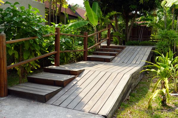 Wood Ramp Installation in Medina