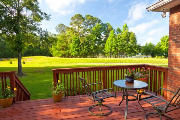 Redwood Deck Installation in Medina