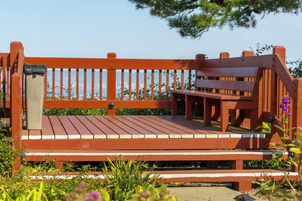 Redwood Deck Construction in Medina